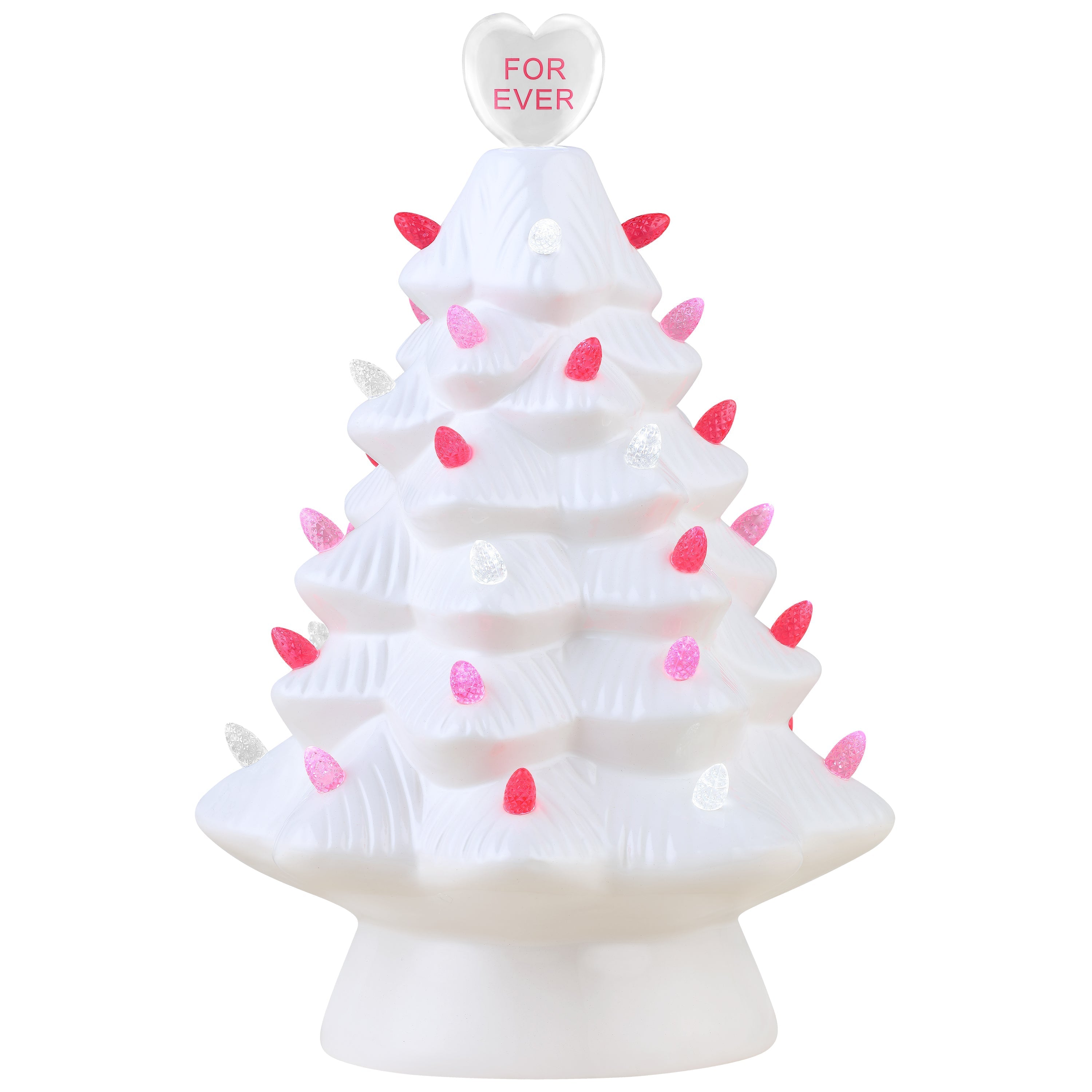 Miss Valentine 12 in. White Ceramic Tree