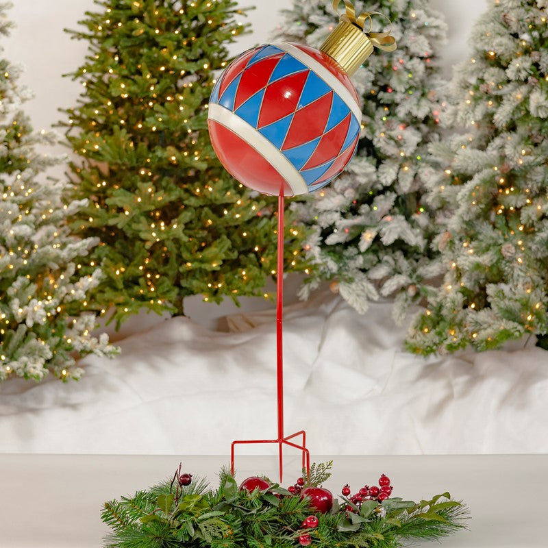 43" Multi Colored Christmas Ball Ornament
