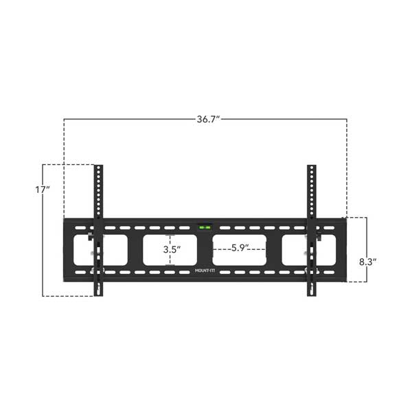 Mount-It! 43" to 90" Heavy-Duty Tilt TV Wall Mount (MI-2303L)