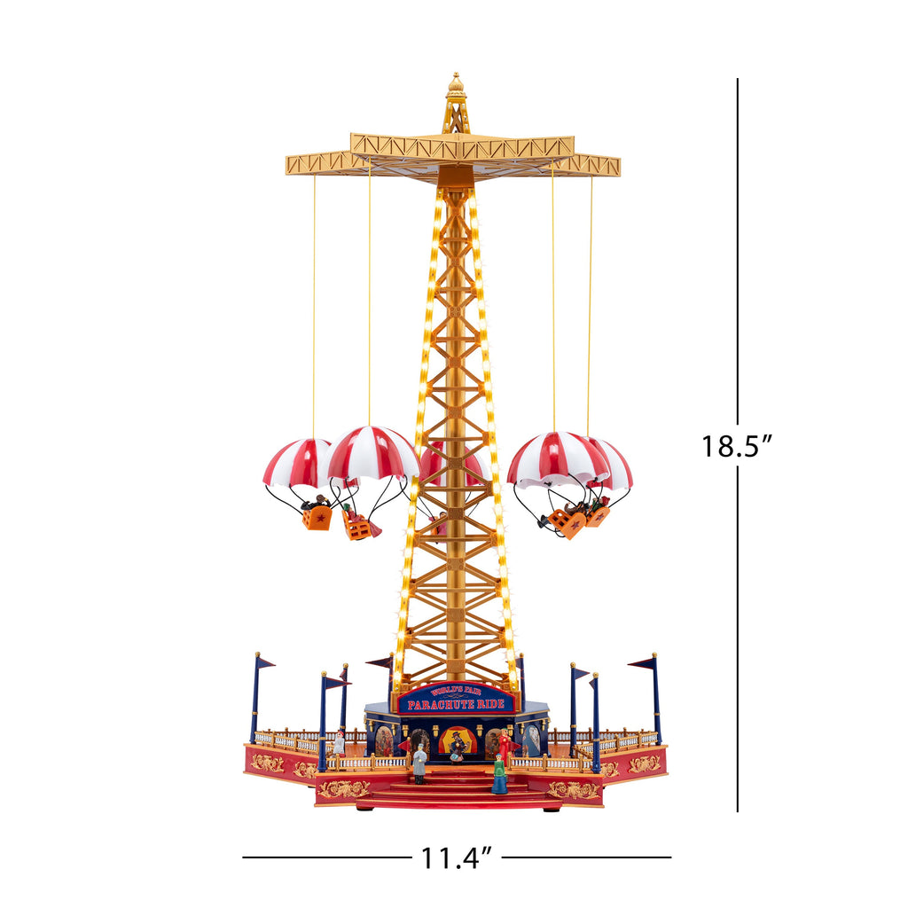 18 in. Animated World's Fair Parachute Ride