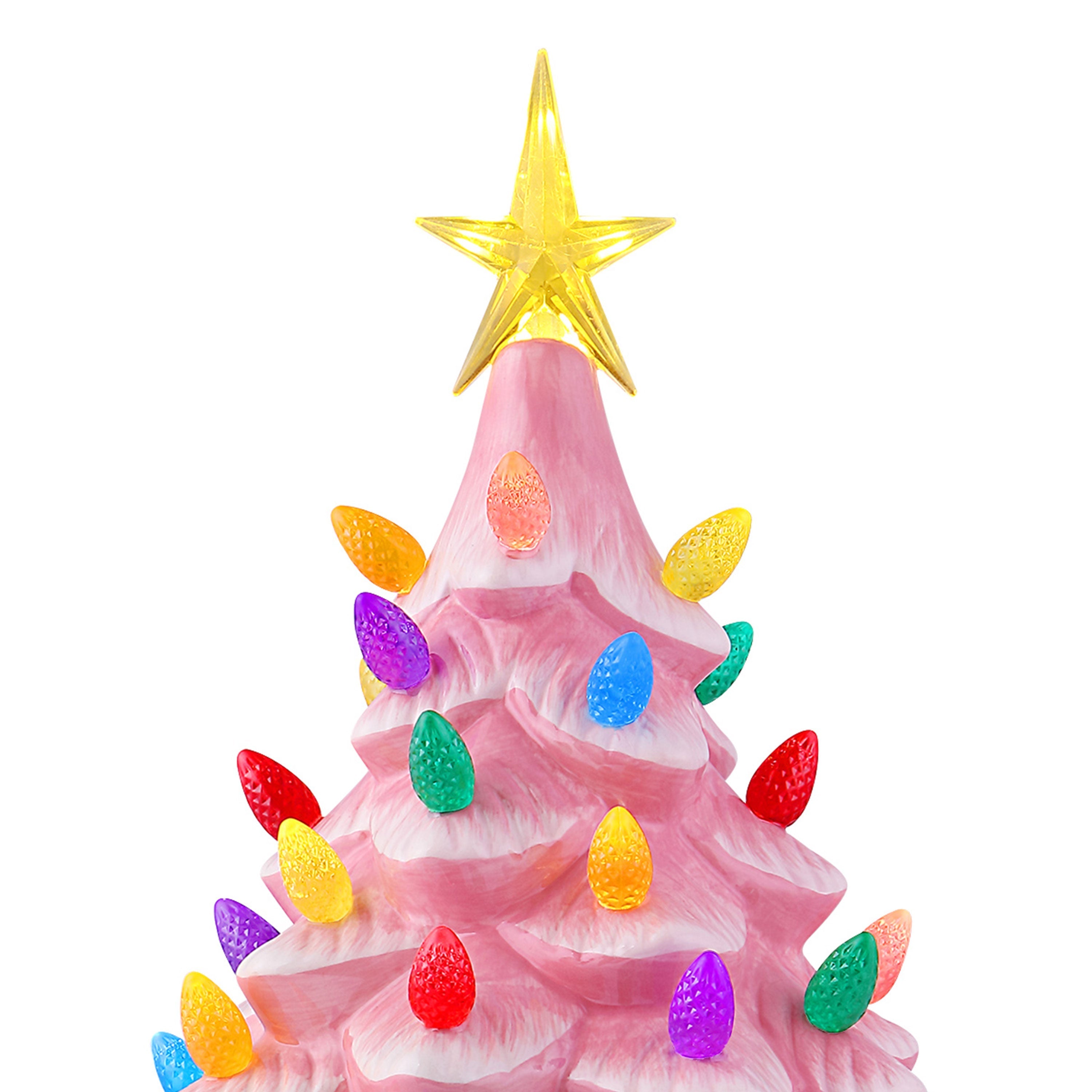 24 in. Nostalgic Ceramic Tree - Pink
