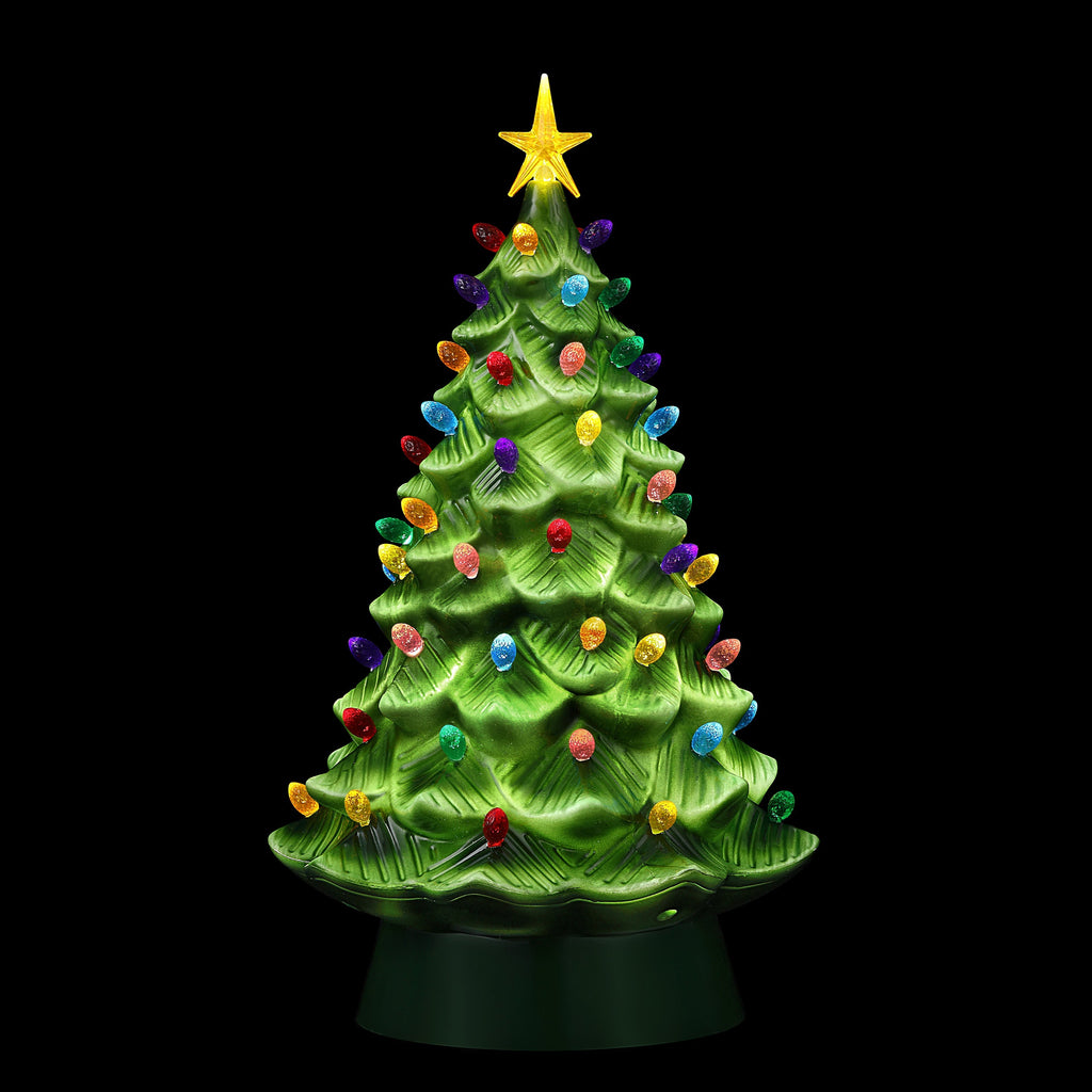 24 in. Nostalgic Shatterproof Tree - Green