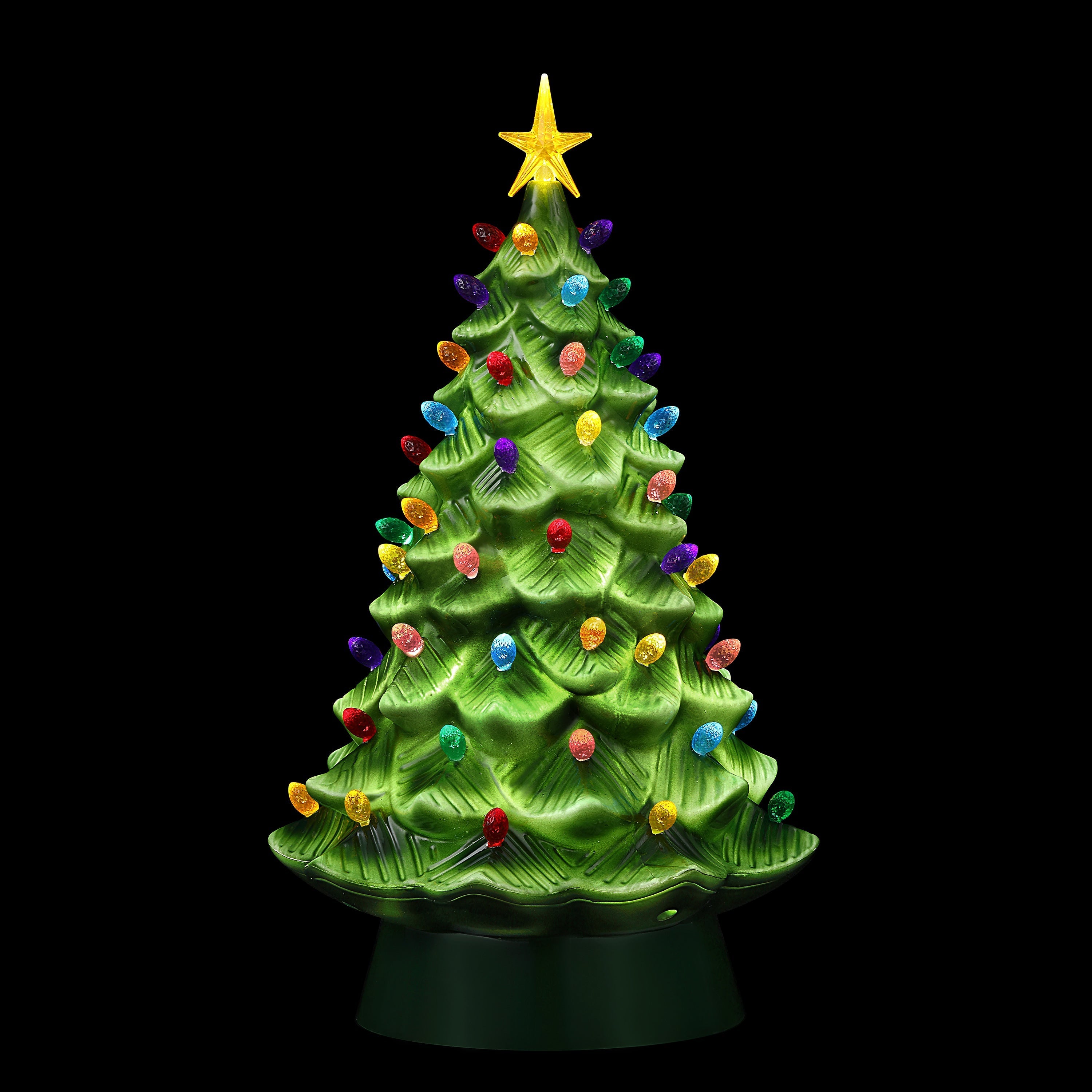 24 in. Nostalgic Shatterproof Tree - Green