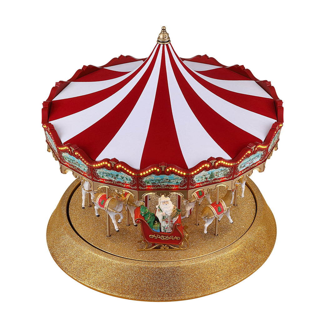 17 in. Animated Sparkle Carousel