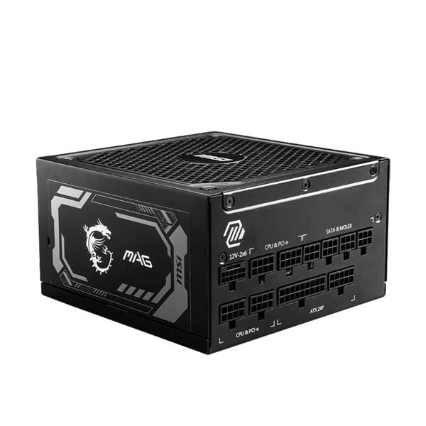 MSI 1000W 80+ Gold Fully Modular ATX 3.1 Power Supply (MAG A1000GL PCIE5)