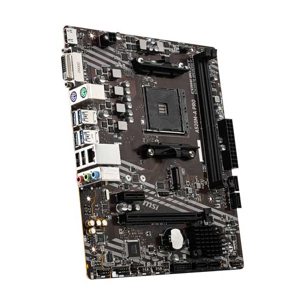 MSI A520M-A PRO AMD A520 AM4 Micro ATX Motherboard