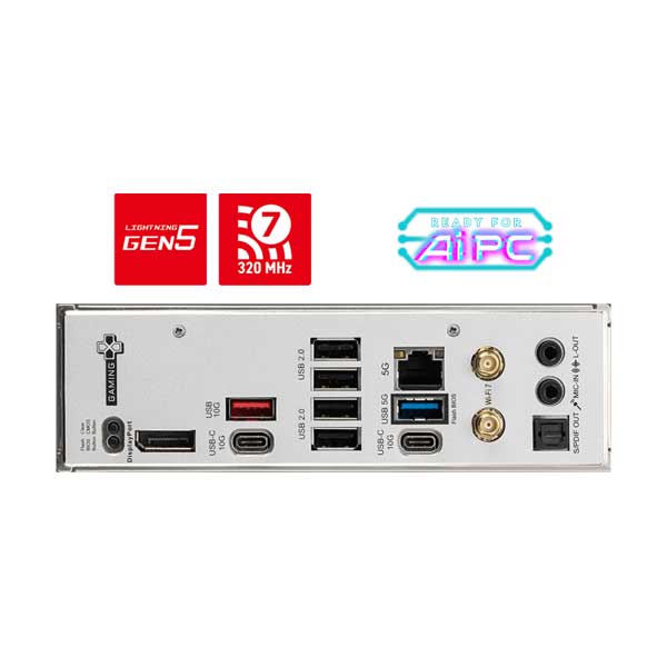 MSI B850 GAMING PLUS WIFI AMD AM5 ATX Gaming Desktop Motherboard