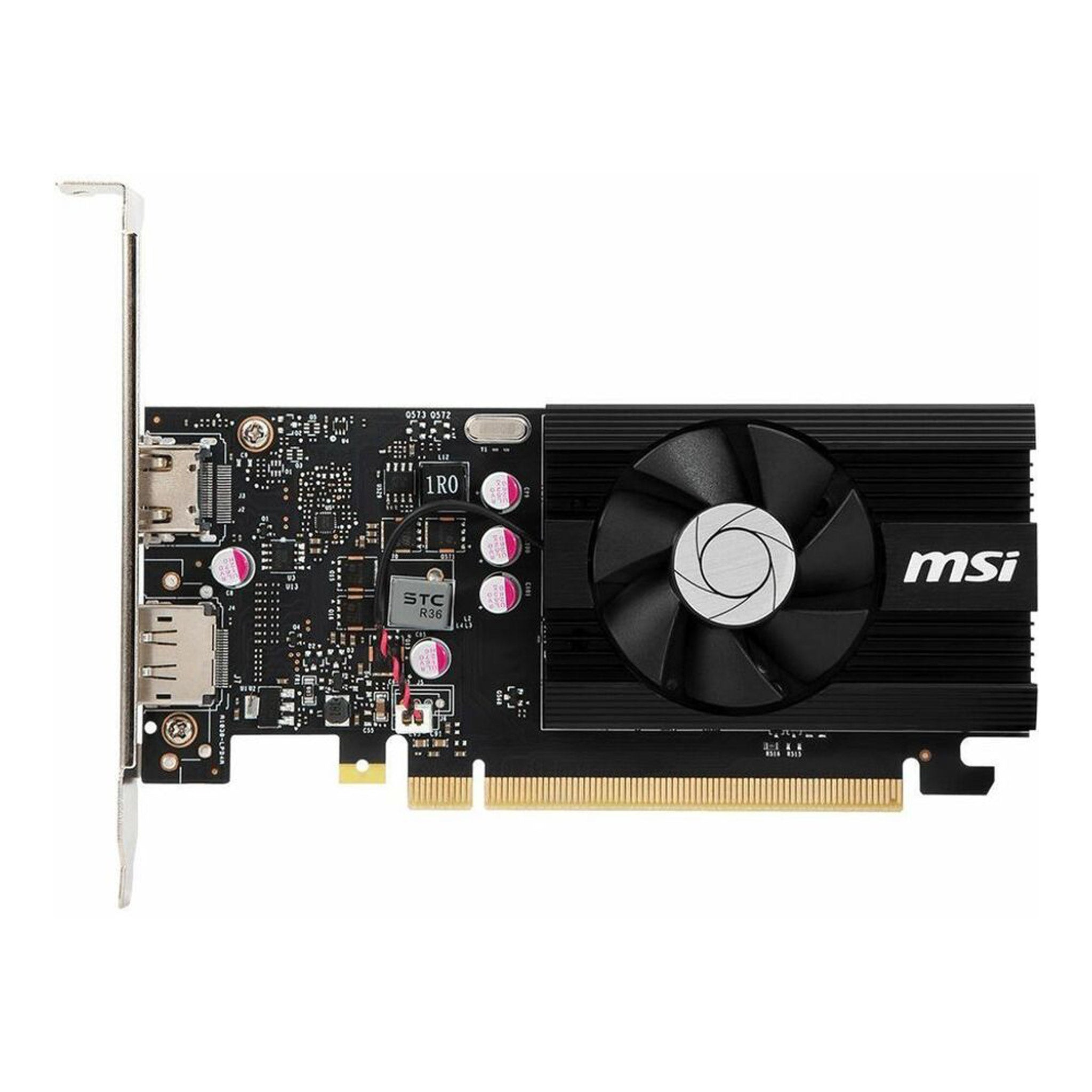 MSI G103044PC NVIDIA GeForce GT1030 Graphic Card - 4GB DDR4 - Low-profile