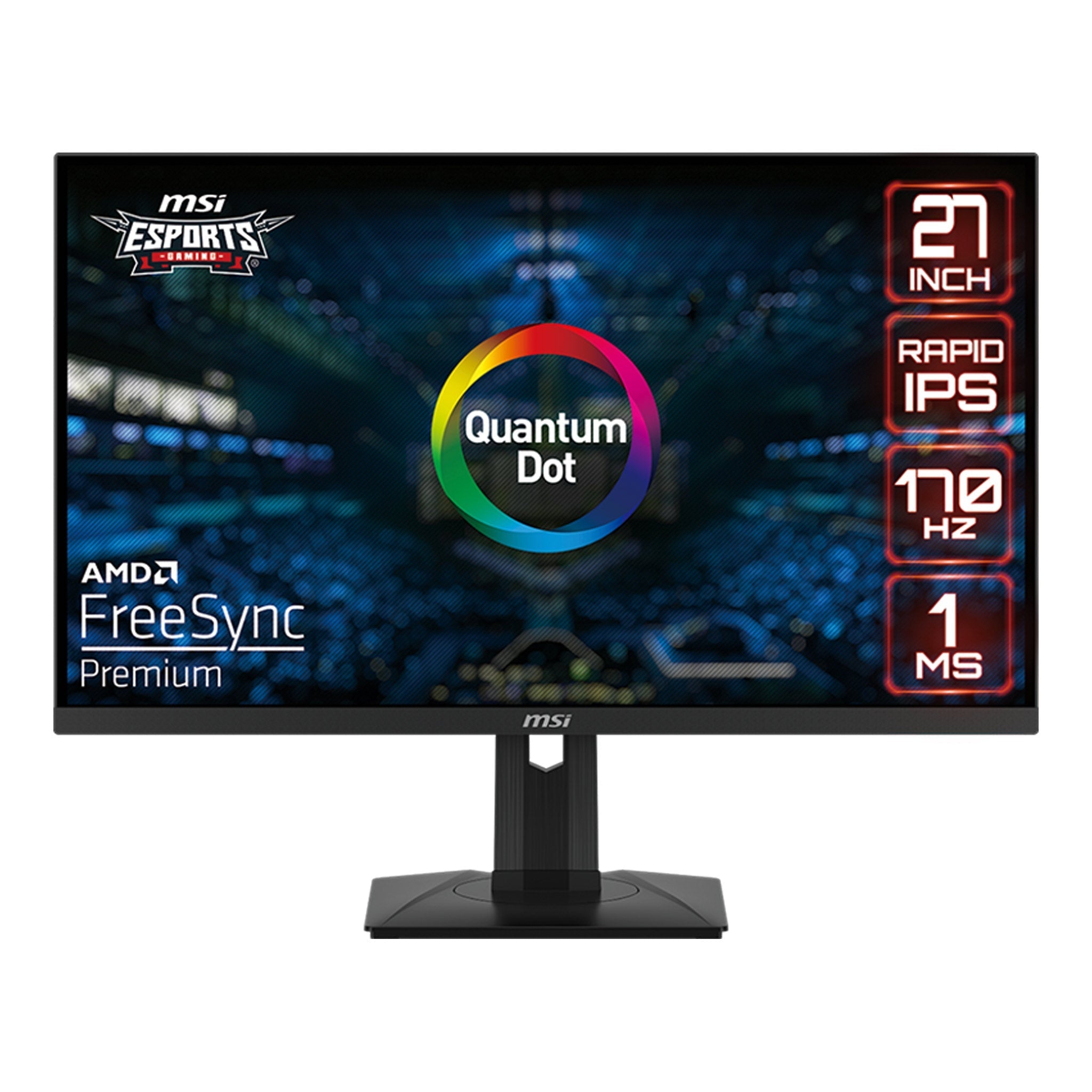 MSI G274QPFQD 27" WQHD Quantum Dot LED Widescreen Gaming 2K LCD Monitor