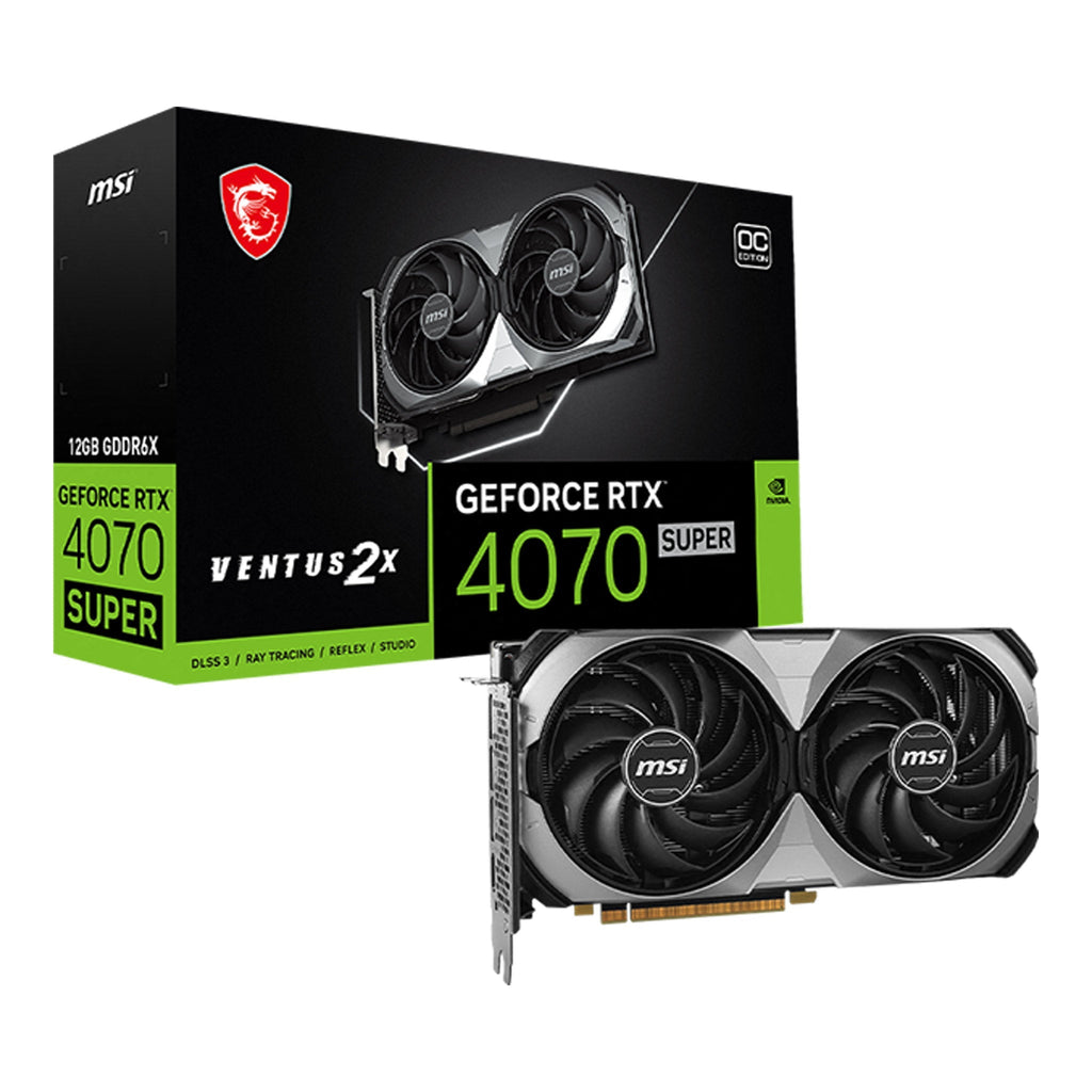 MSI G4070S12V2C NVIDIA GeForce RTX 4070 SUPER 12G VENTUS 2X OC