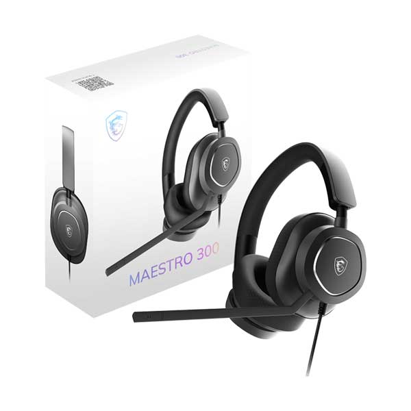 MSI MAESTRO 300 Gaming Gear Stereo Headset - Wired USB-C