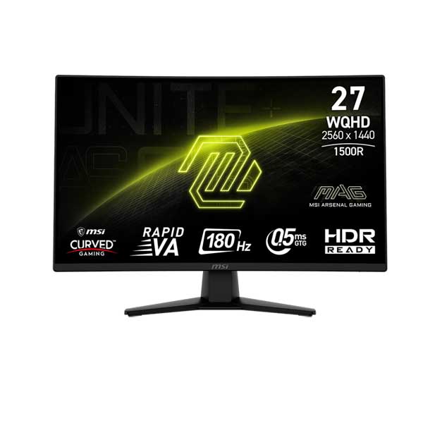 MSI MAG 274CQF 27" 2K WQHD 180Hz Curved Screen Gaming Monitor