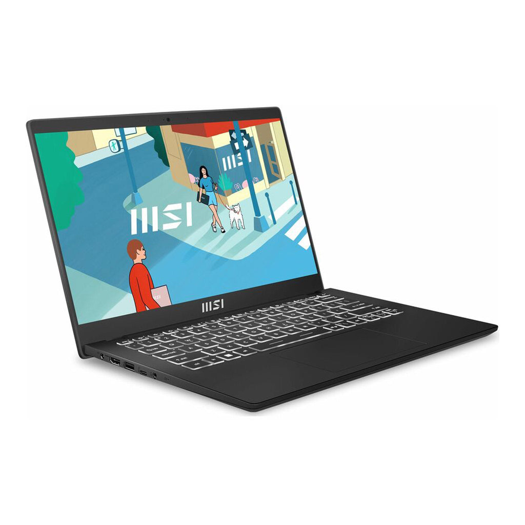 MSI MOD1412495 Modern 14 C12M Modern 14 C12M-495US 14" Notebook - Intel Core i3-1215U - 8GB DDR4 - 512GB SSD - Classic Black