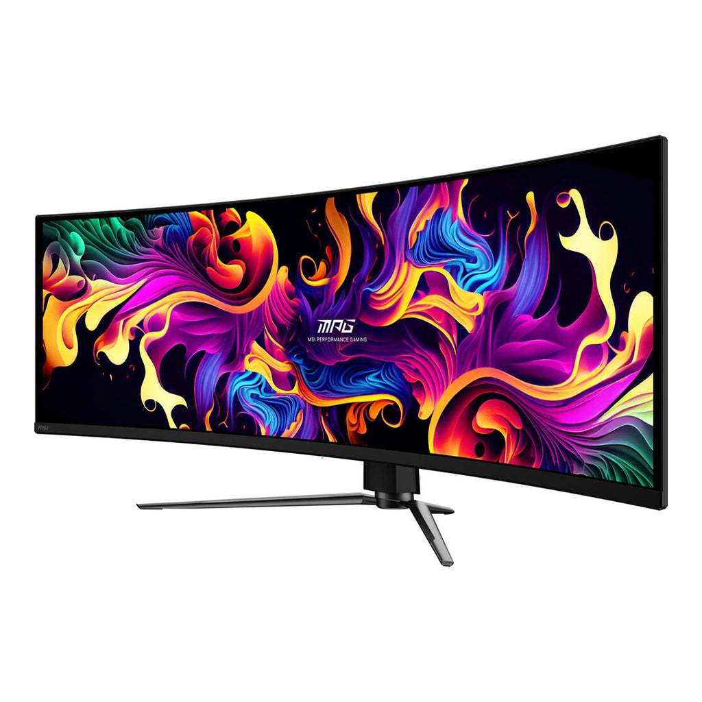 MSI MPG 491CQP 49" QD-OLED Curved Widescreen Gaming OLED Monitor - 32:9 - Metallic Black