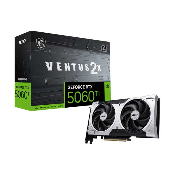 MSI NVIDIA GeForce RTX 5060 Ti 8G VENTUS 2X PLUS (G506T-8V2P)