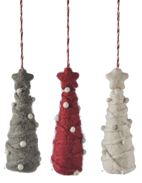 Wool Tree Ornaments