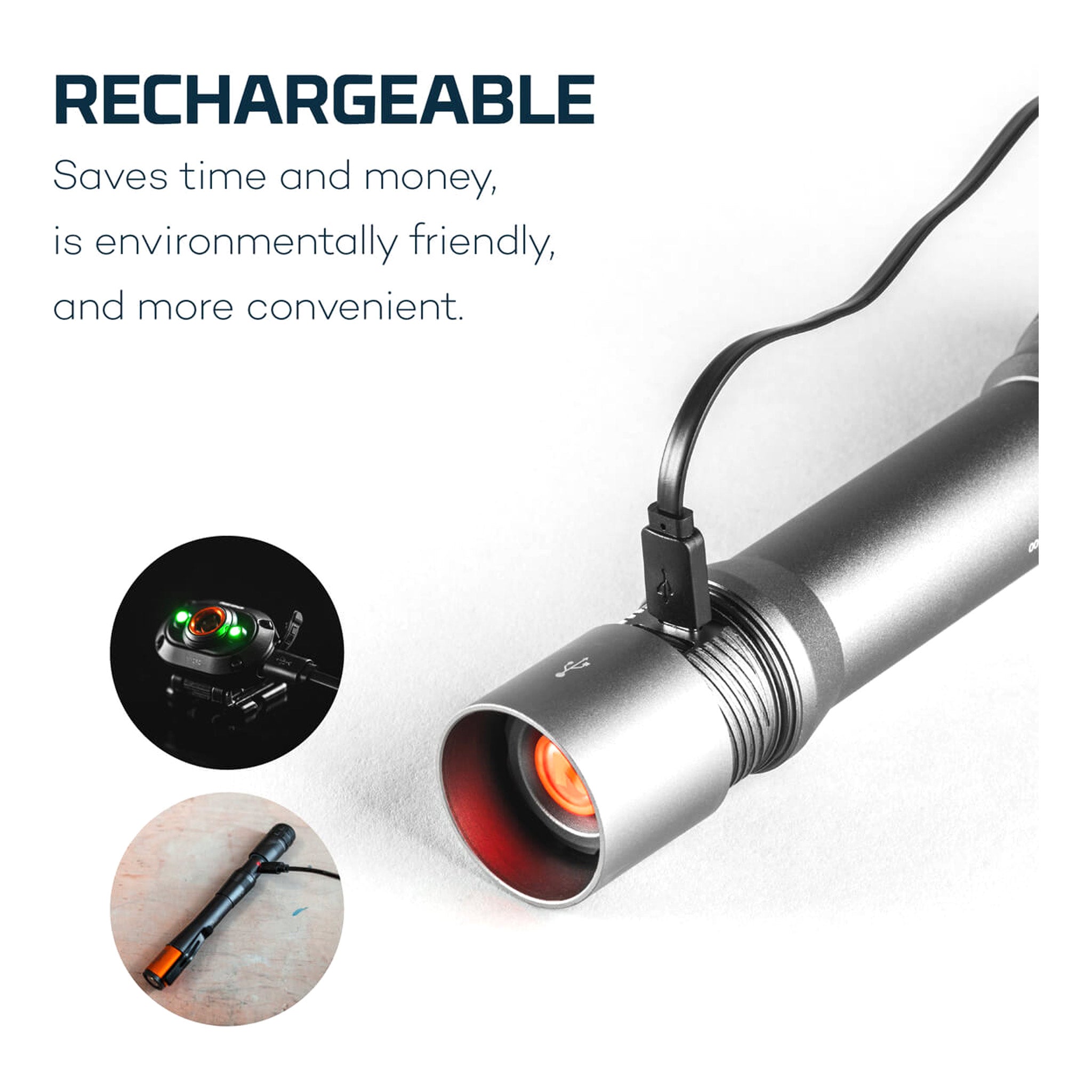 NEBO NEB-BND-0003 3-Piece Essentials Rechargeable Lighting Kit