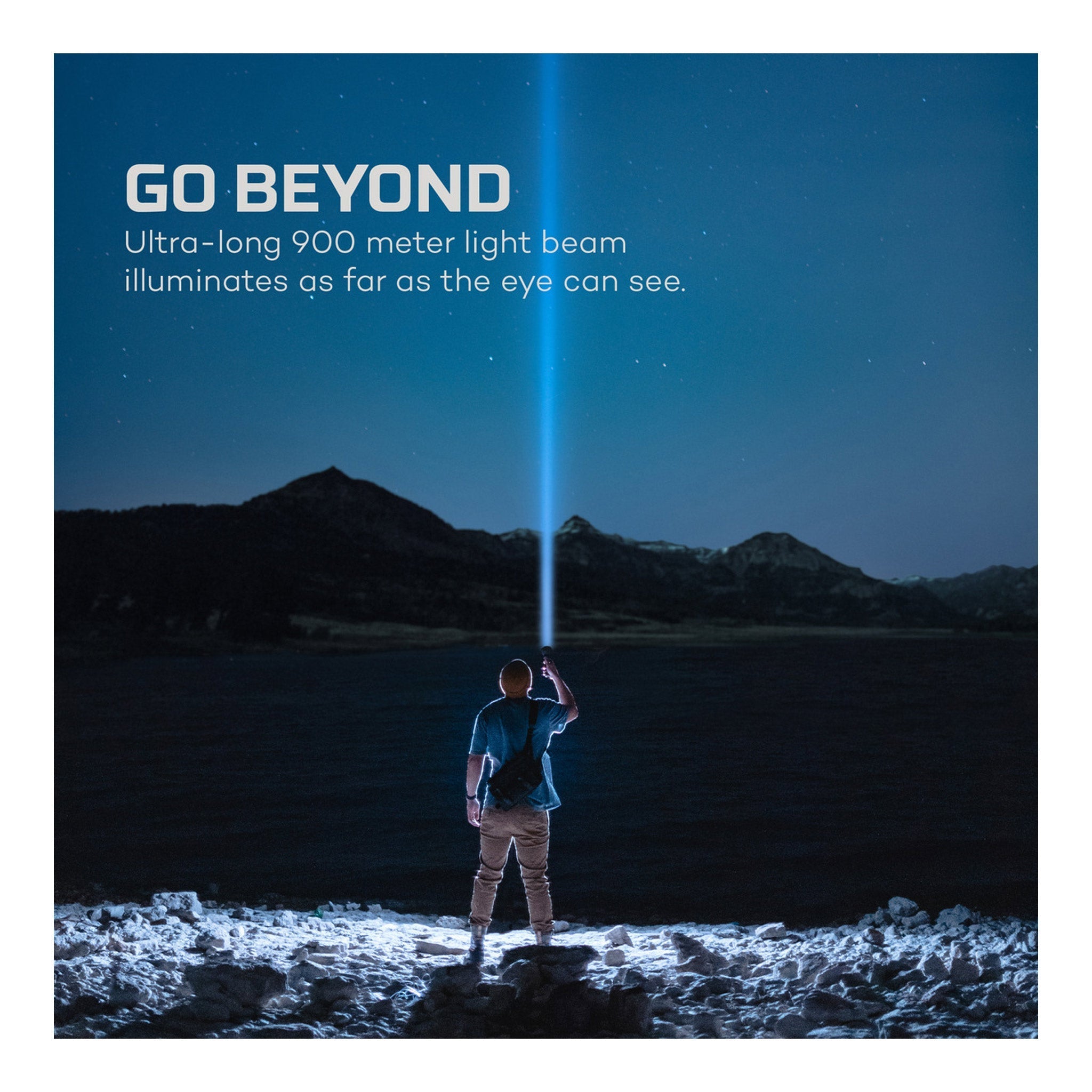 NEBO NEB-FLT-0026 Luxtreme MZ60 Blueline USB-C Rechargeable Flashlight