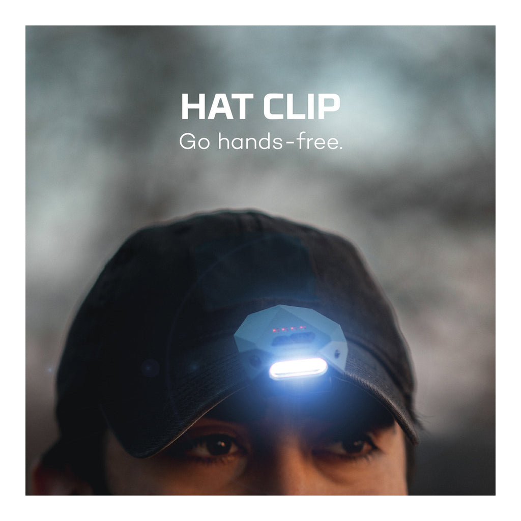 NEBO NEB-HLP-0004 EINSTEIN Rechargeable Cap Light with Wave Activation