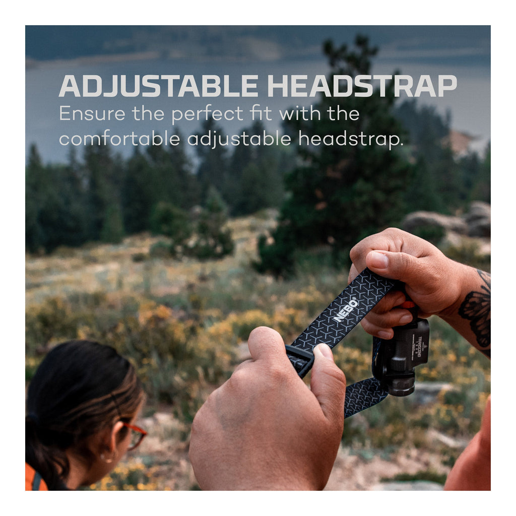 NEBO NEB-HLP-1001 TRANSCEND 1500 Rechargeable Headlamp