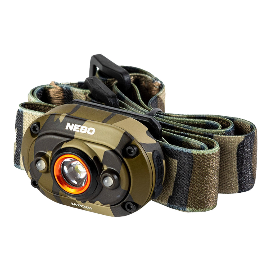 NEBO NEB-HLP-1004 Mossy Oak Bottomland MYCRO 400 Rechargeable Headlamp