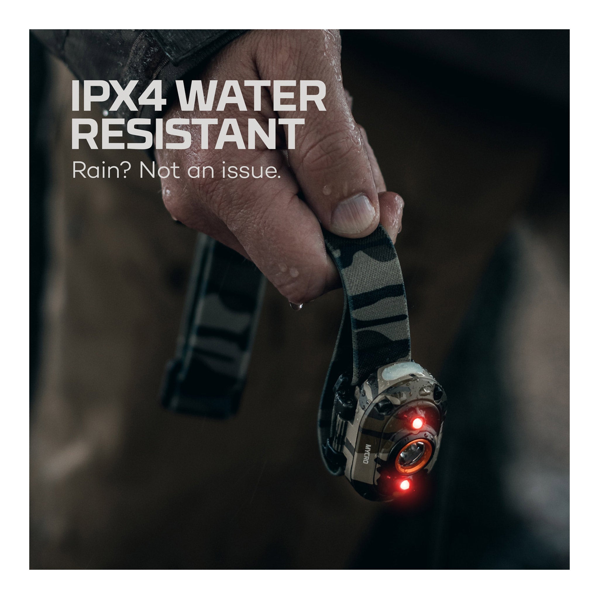 NEBO NEB-HLP-1004 Mossy Oak Bottomland MYCRO 400 Rechargeable Headlamp