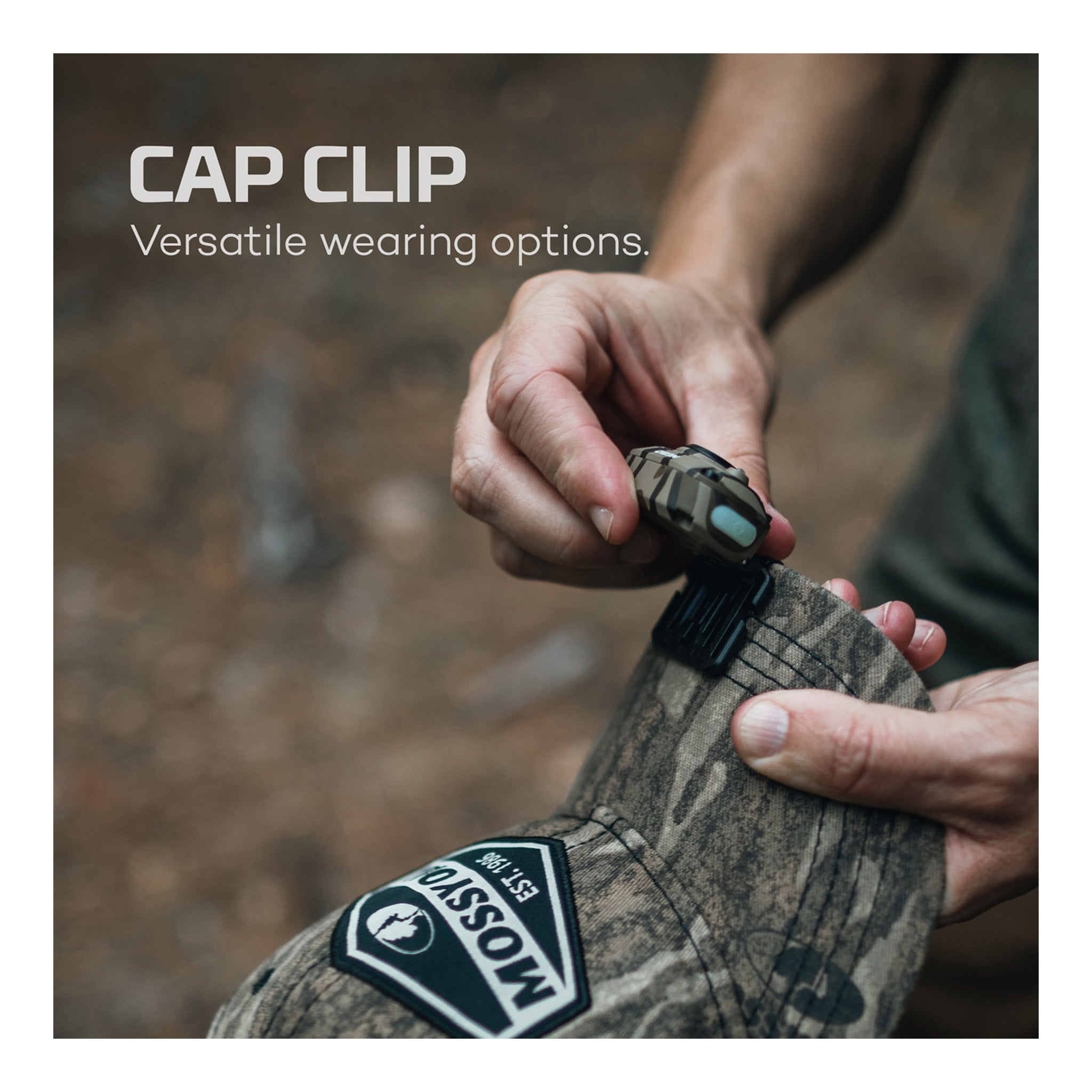 NEBO NEB-HLP-1004 Mossy Oak Bottomland MYCRO 400 Rechargeable Headlamp