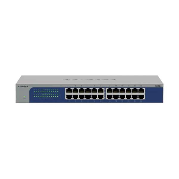 NETGEAR 24-Port Gigabit Ethernet Unmanaged Switch (GS524-300NAS)