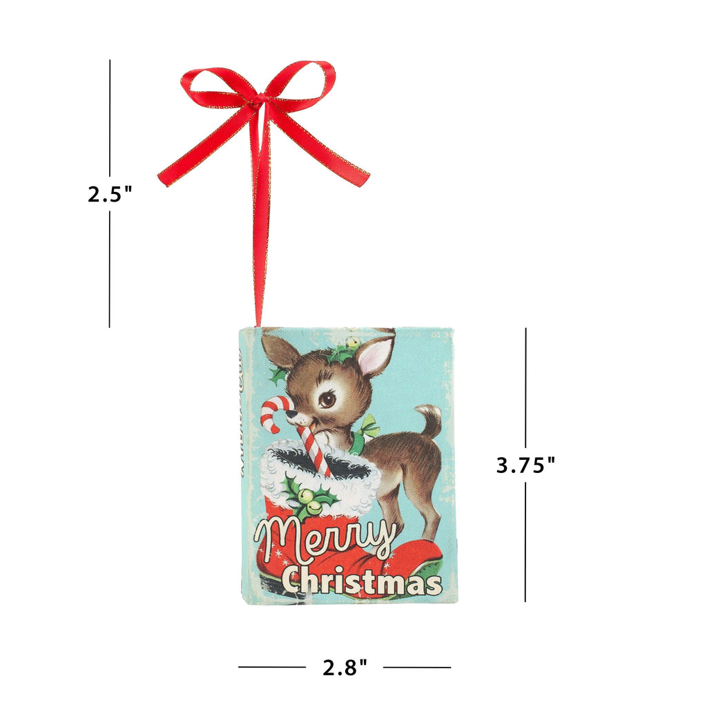 Nostalgic Christmas Book Ornament – Reindeer