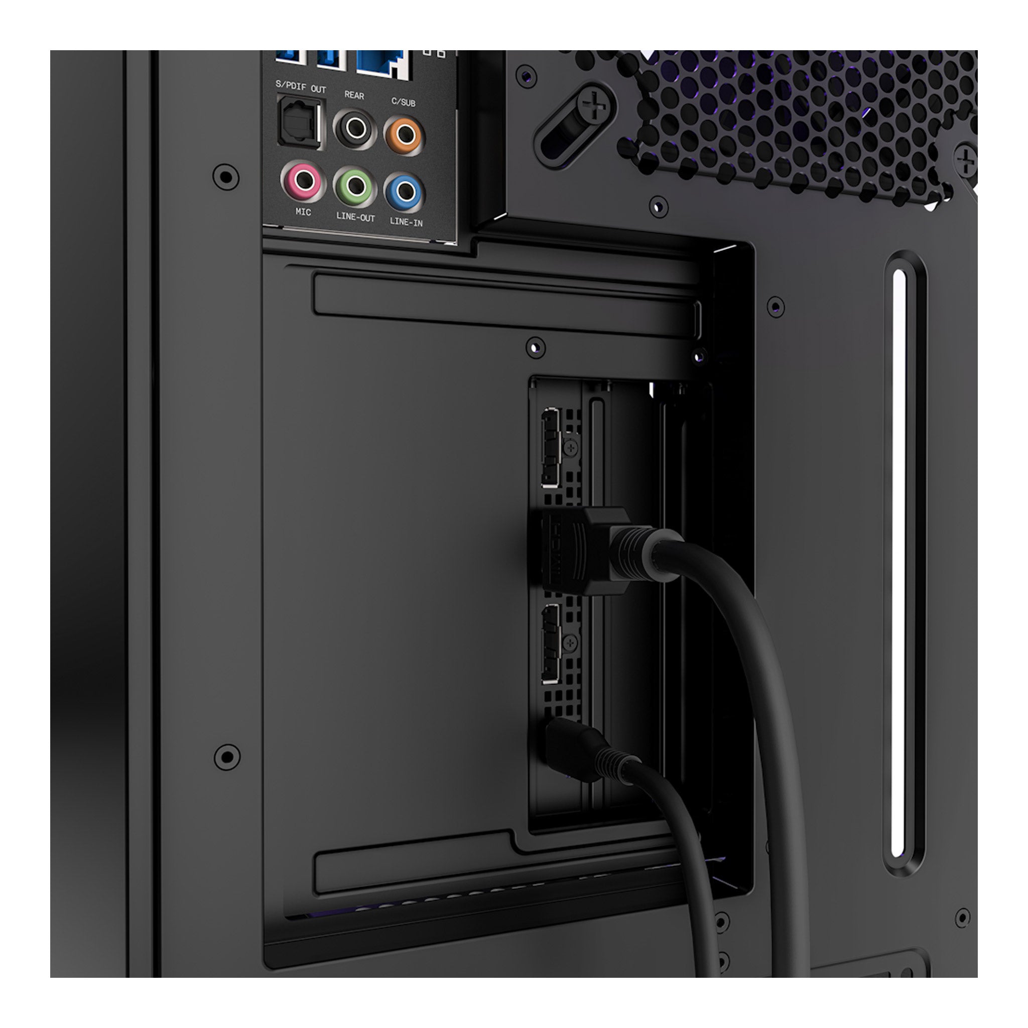 NZXT AB-RH175-B1 PCIe 4.0 Vertical GPU Mounting Kit - Matte Black