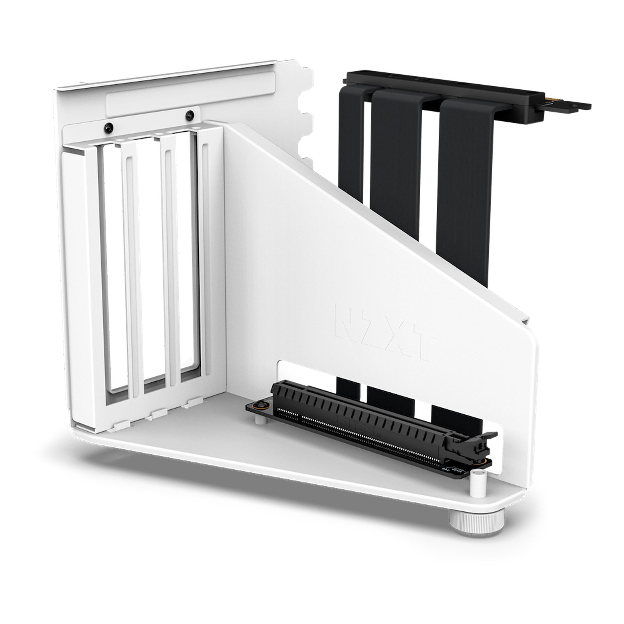 NZXT AB-RH175-W1 PCIe 4.0 Vertical GPU Mounting Kit - Matte White