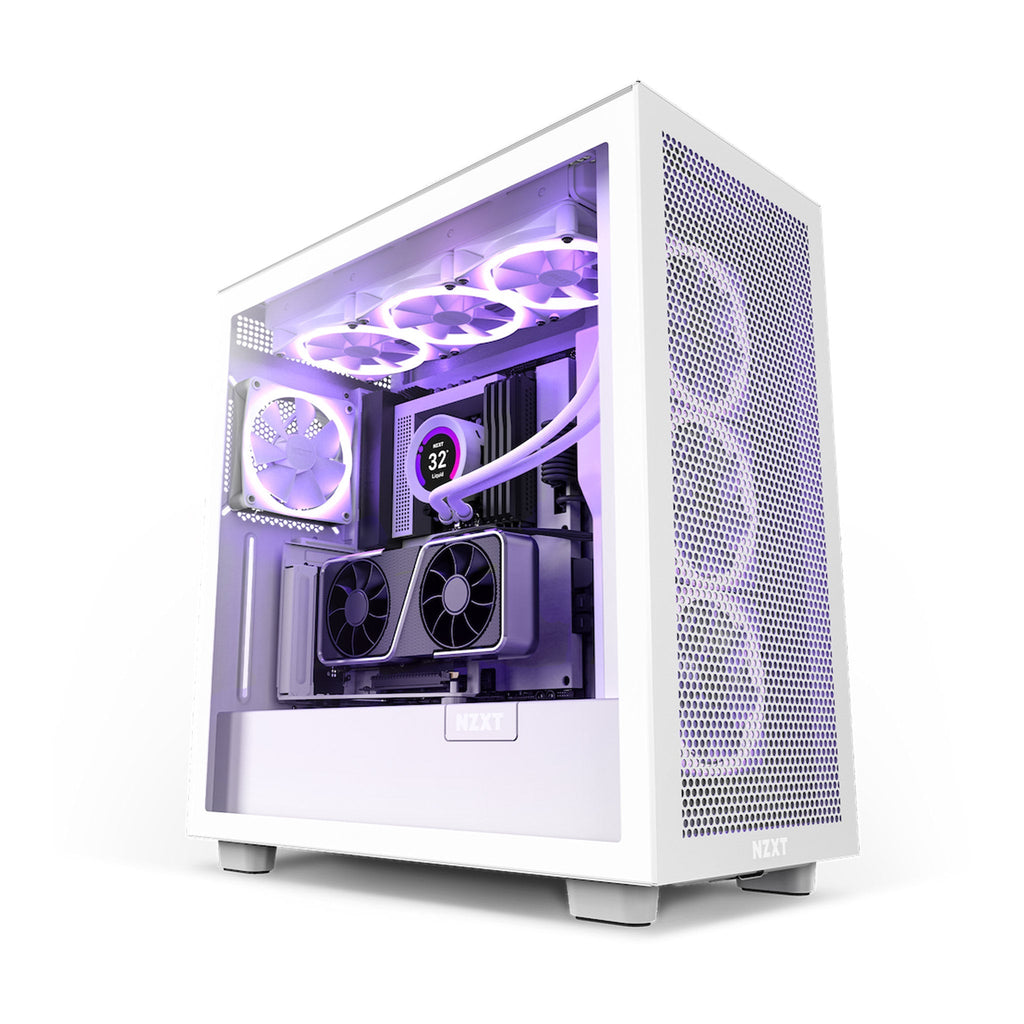 NZXT AB-RH175-W1 PCIe 4.0 Vertical GPU Mounting Kit - Matte White