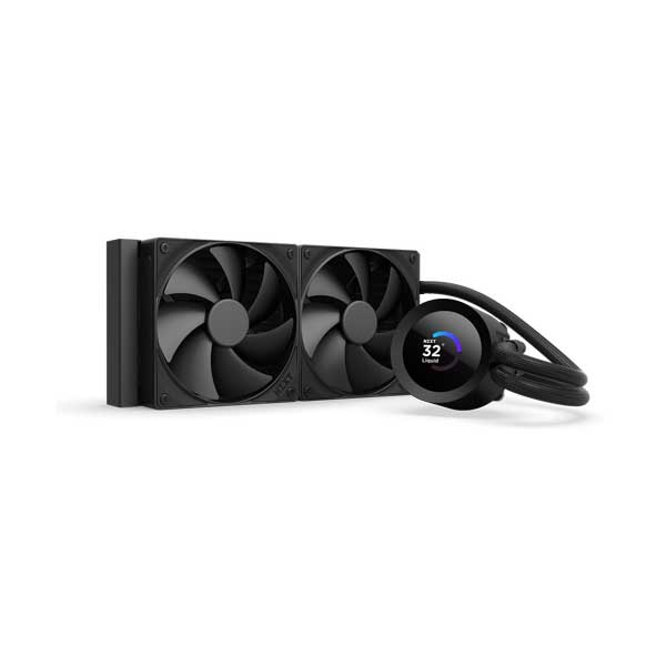 NZXT Kraken Plus 240mm AIO Liquid CPU Cooler with LCD Display (RL-KN240-B2)