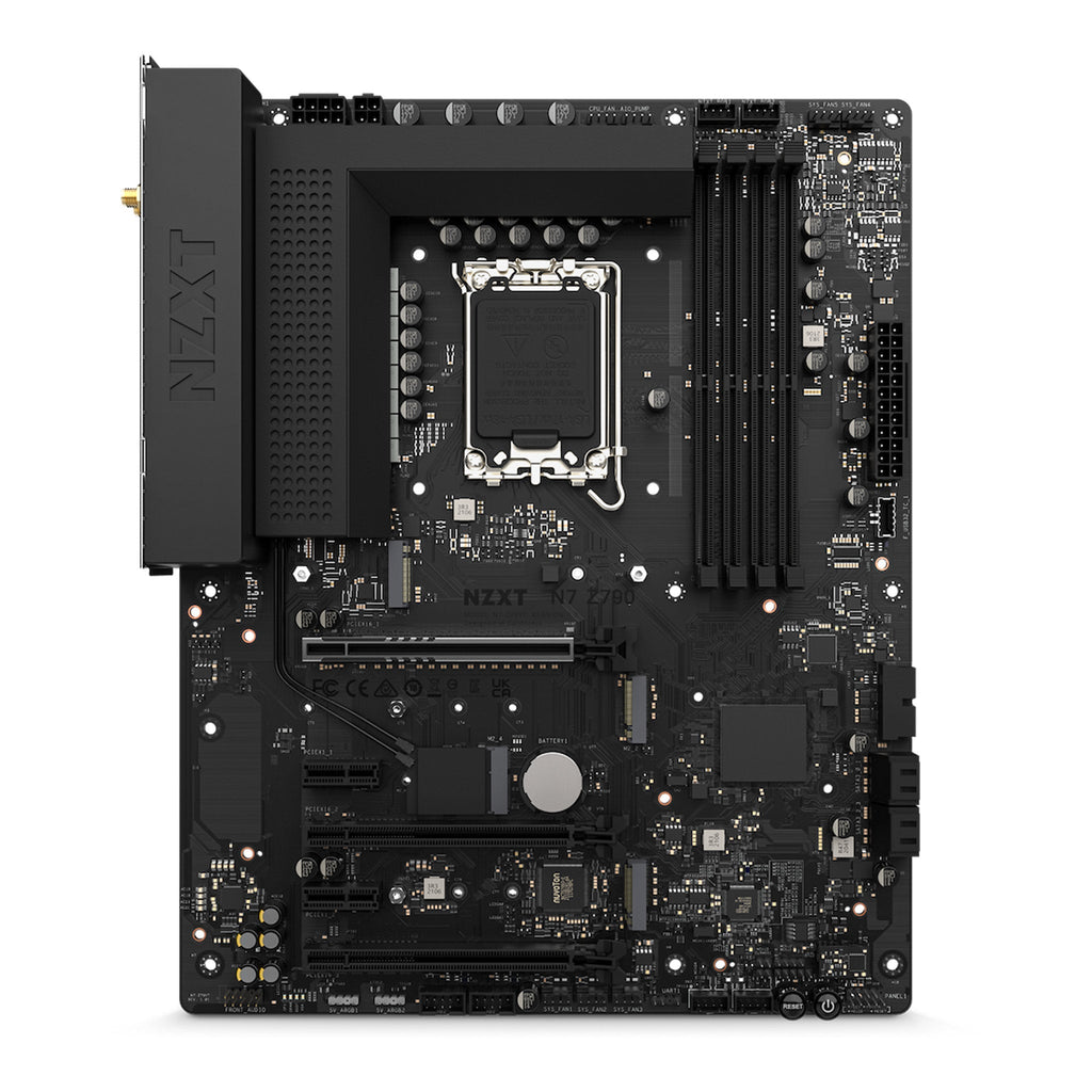 NZXT N7-Z79XT-B1 N7 Intel Z790 Wi-Fi 6E ATX Motherboard - Black Cover