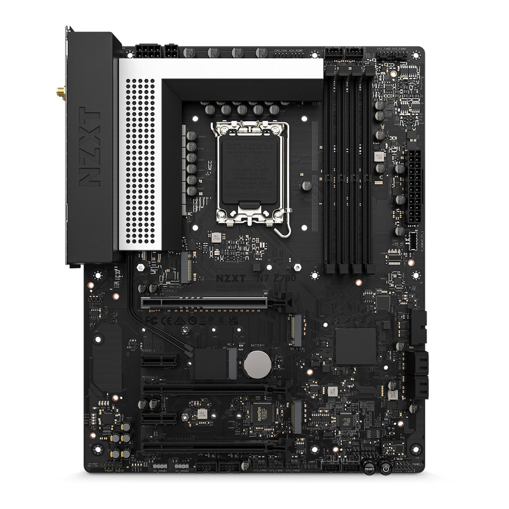 NZXT N7-Z79XT-W1 N7 Intel Z790 Wi-Fi 6E ATX Motherboard - White Cover