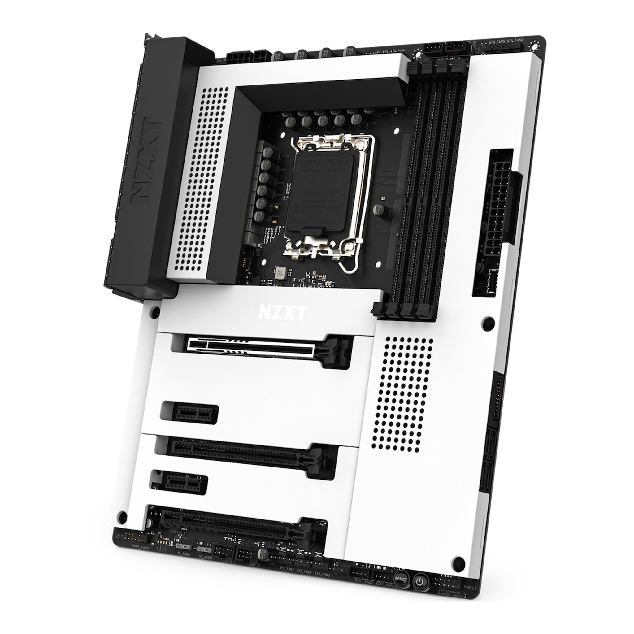 NZXT N7-Z79XT-W1 N7 Intel Z790 Wi-Fi 6E ATX Motherboard - White Cover