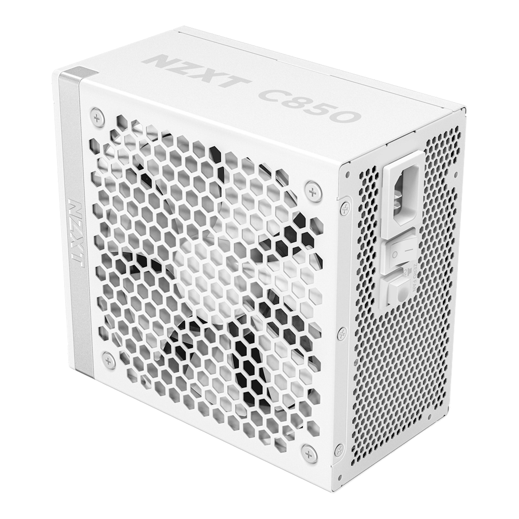 NZXT PA-8G2BW-US C850 Gold ATX 3.1 850 Watt 80 PLUS Gold Fully Modular PSU - White