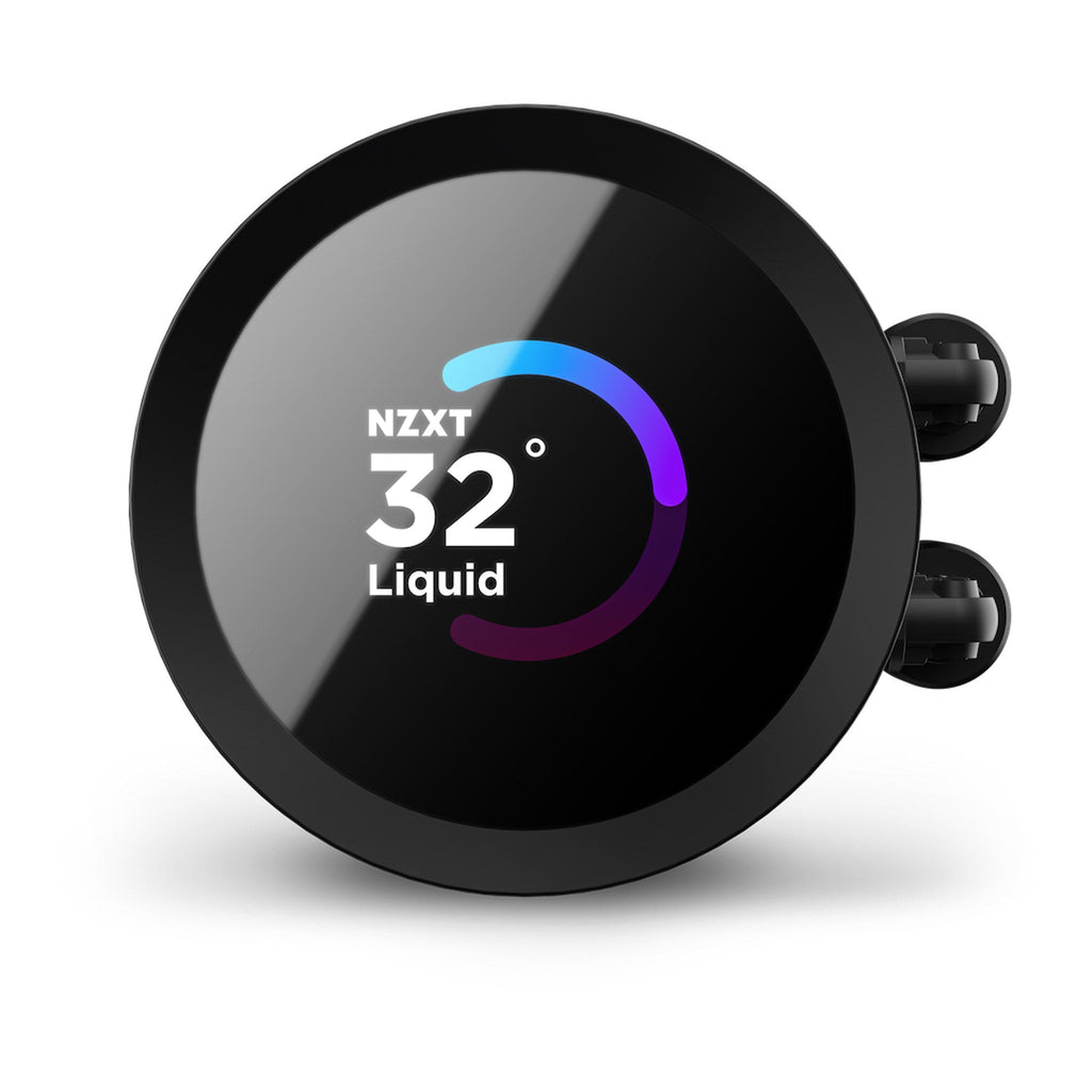 NZXT RL-KR280-B1 Kraken 280 RGB AIO Liquid Cooler with LCD Display and RGB Fans