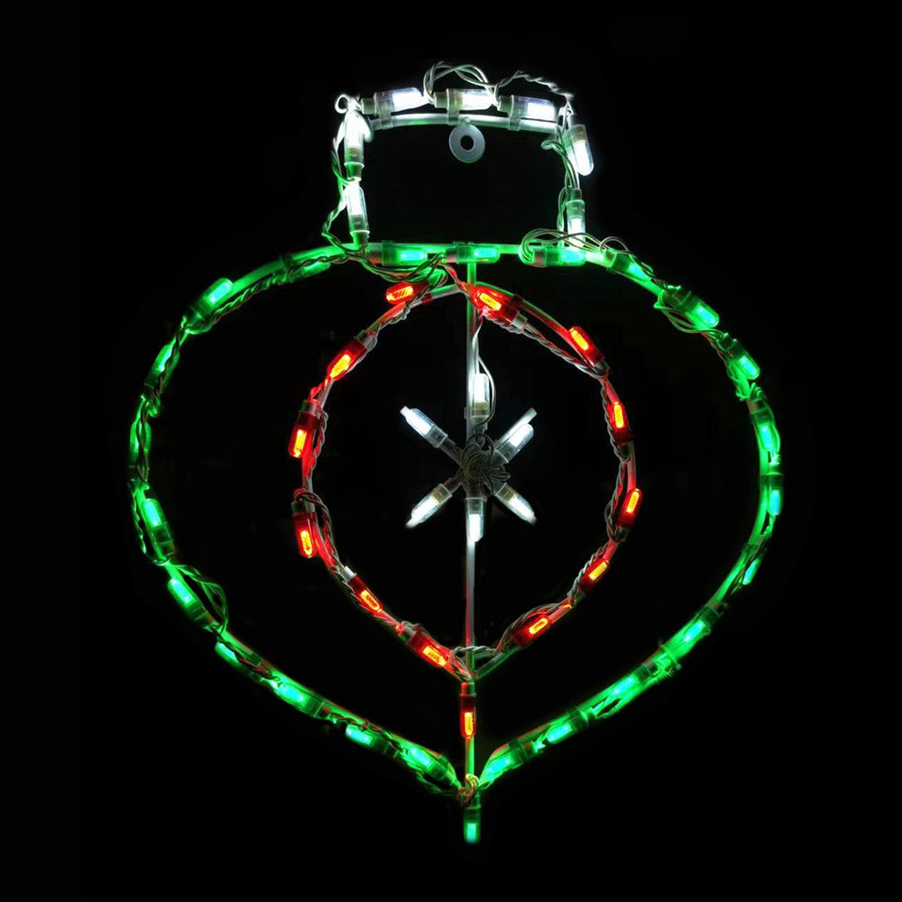 Ornament Hanging Onion, Red Green