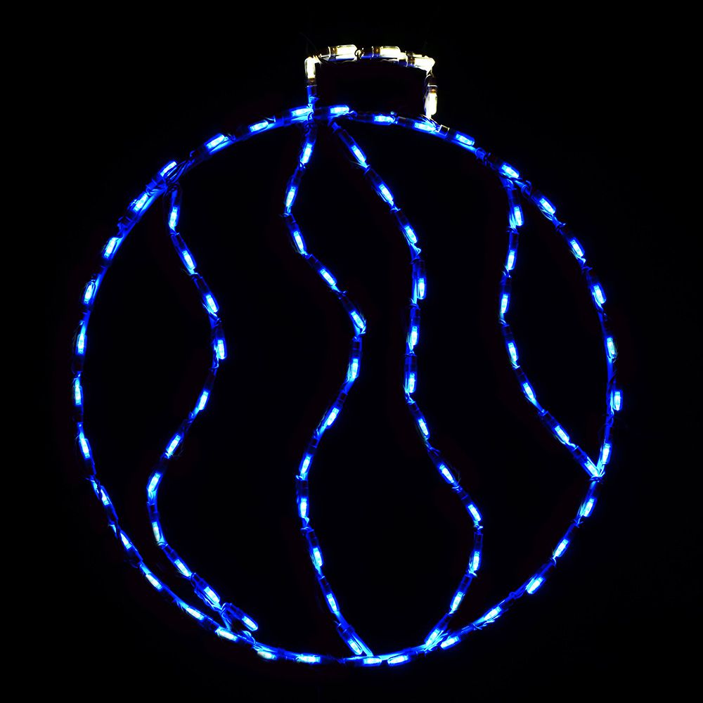 LED Swirl Ornament - Small