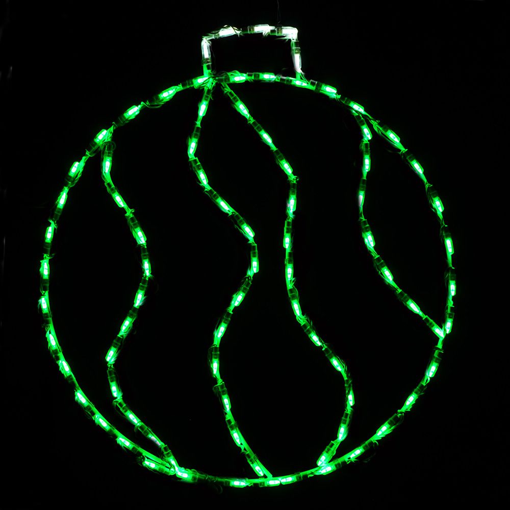 LED Swirl Ornament - Small