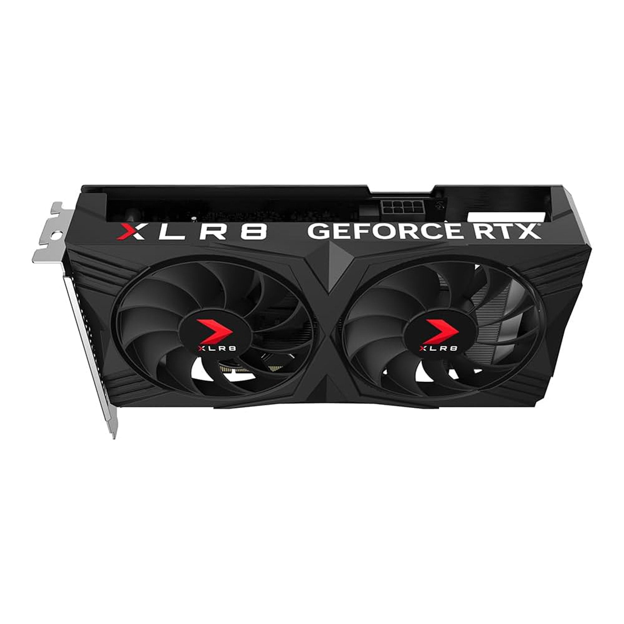PNY VCG40608DFXPB1 NVIDIA GeForce RTX 4060 8GB XLR8 Gaming Verto Dual Fan OC Graphics Card - Black