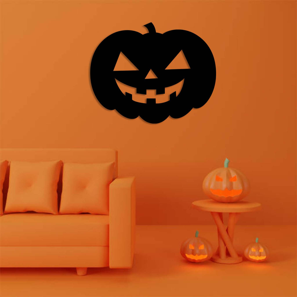 Halloween Pumpkin - Metal Wall Art