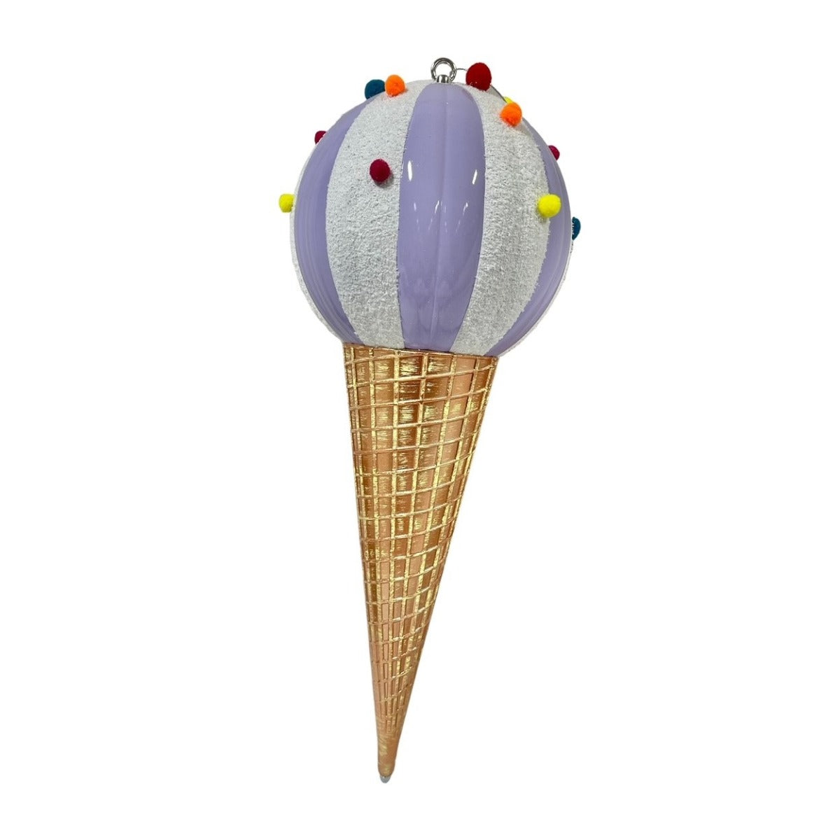 26" Purple Ice Cream Cone