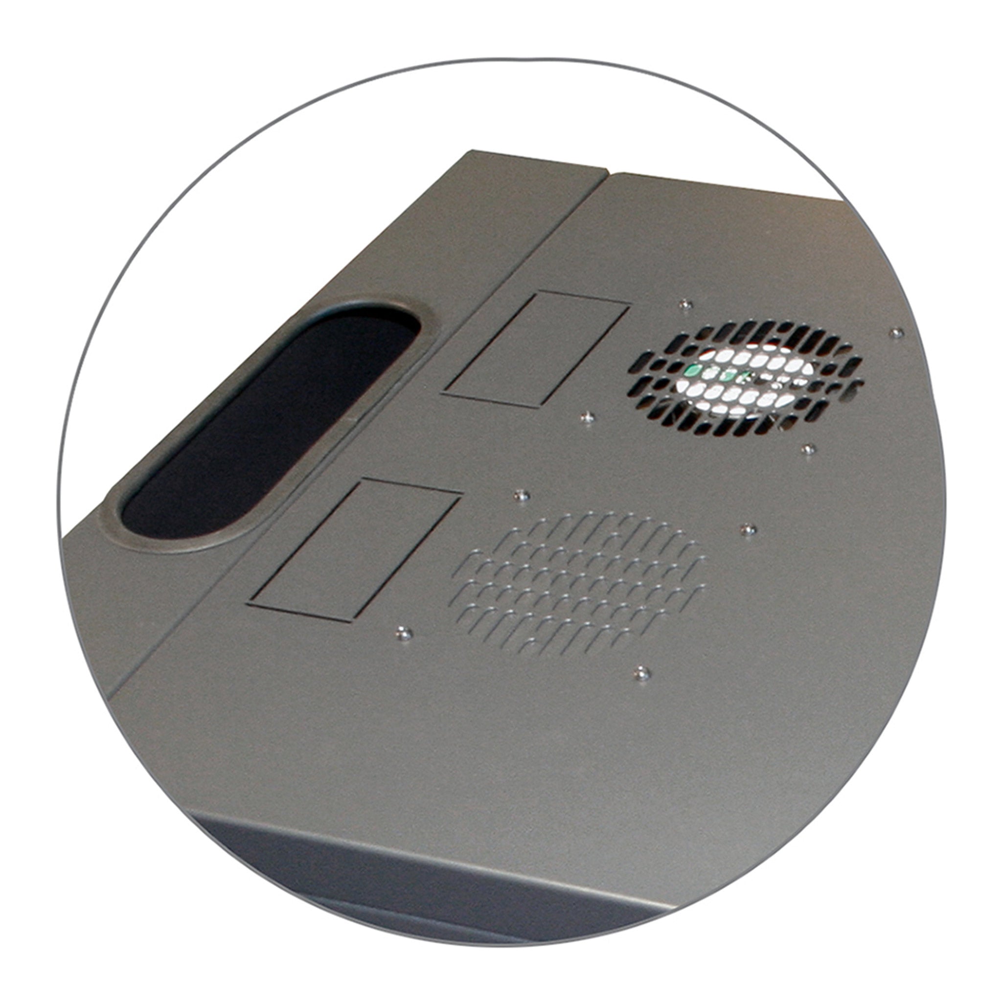 Quest Manufacturing WM3019-18-02 18U Wall Mount Enclosure with Rear Swing-Out - Black