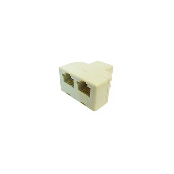 RJ-45 Triplex Adapter - RJ-45 Female / (2) RJ-45 Females