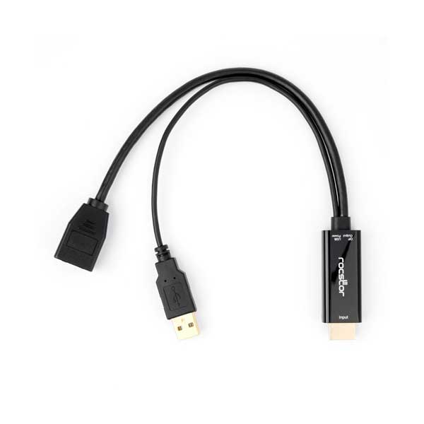 Rocstor Premium HDMI to DisplayPort Adapter – 4K/30Hz – USB Powered (Y10A234-B1)