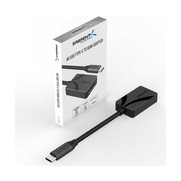 Sabrent 4K USB Type-C to HDMI Adapter (DA-CH4K)