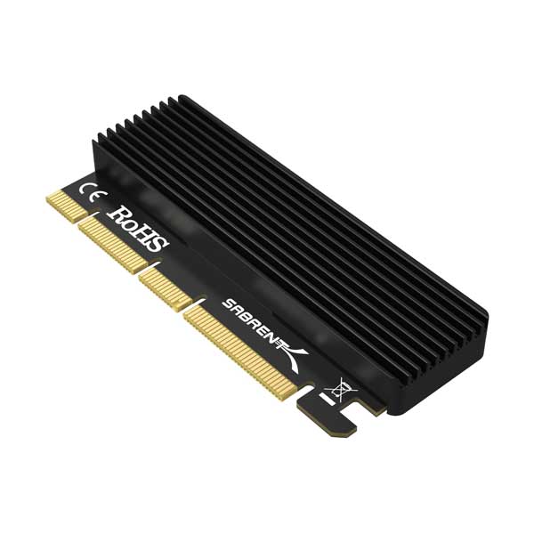 Sabrent NVMe M.2 SSD to PCIe X16/X8/X4 Card (EC-PCIE)