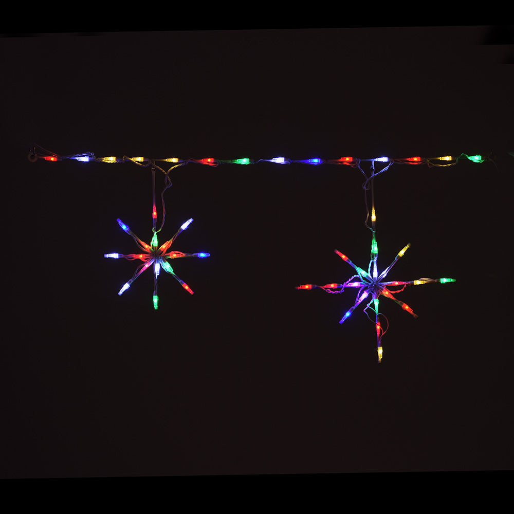 LED Snowflake Linkable Freestyle (RGB).  Controller not included